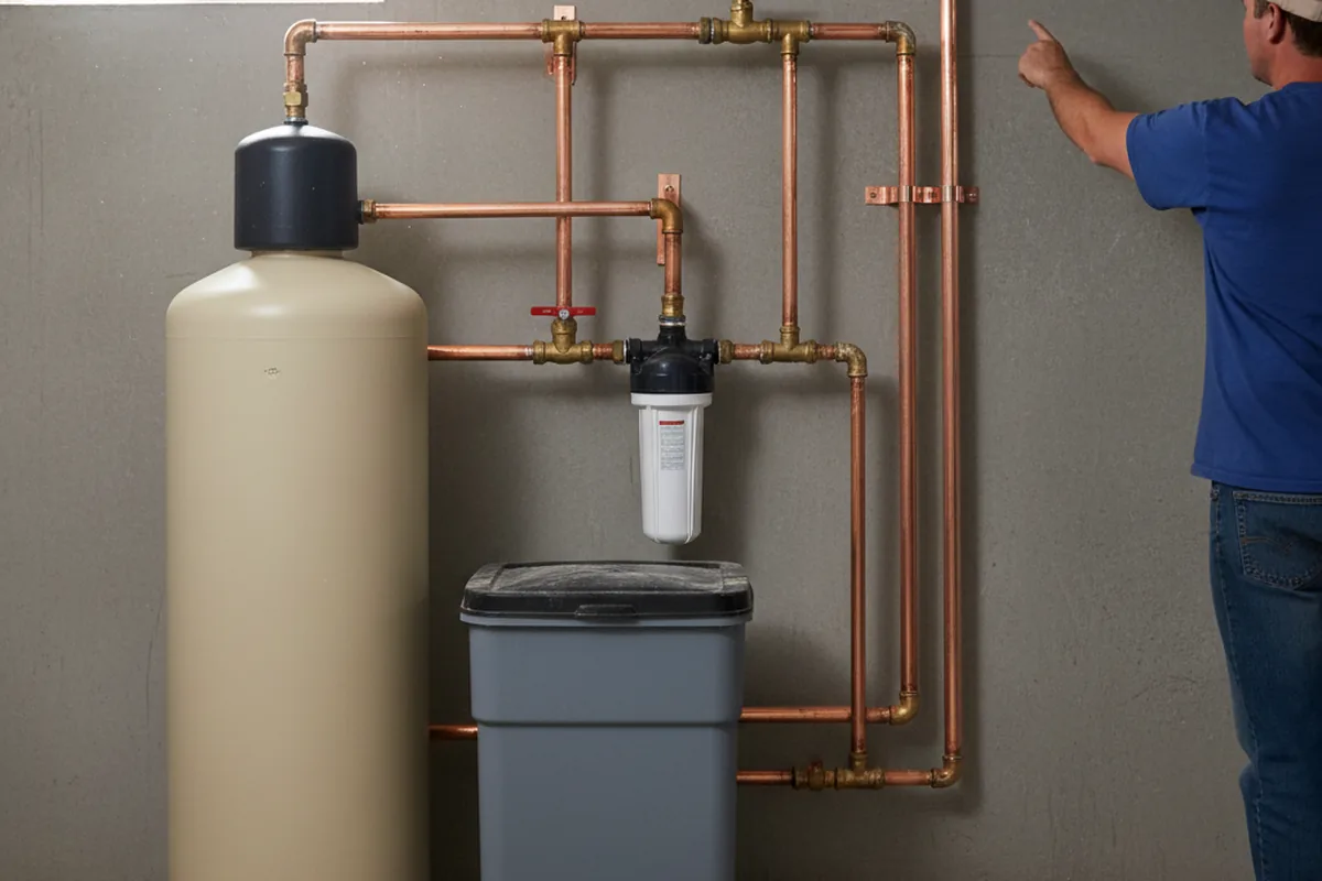 Whole-house water treatment system installed in Addison